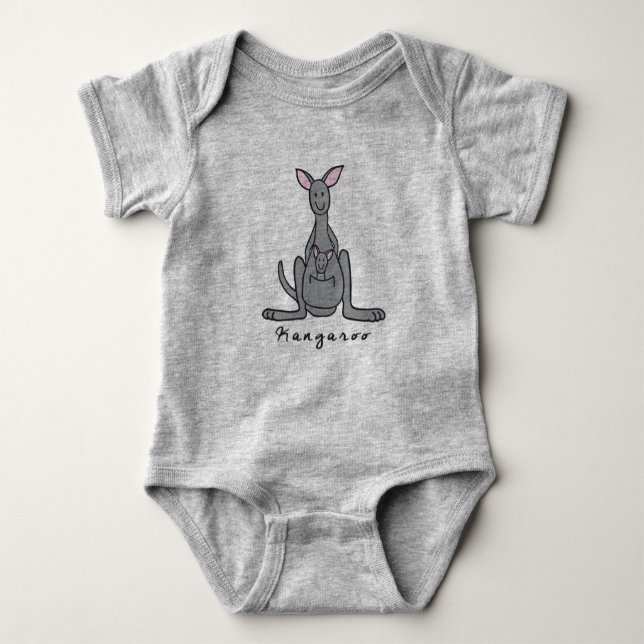 Body Para Bebé Canguro Baby Bodysuit (Anverso)