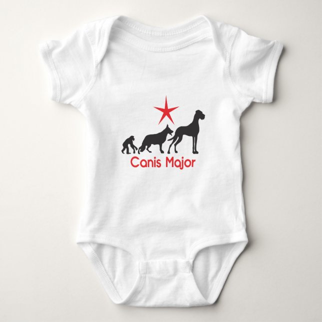 Body Para Bebé Canis Major Gran Danés (Anverso)