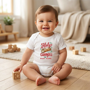 Body Para Bebé Cannoli Sagrado Nombre personalizado
