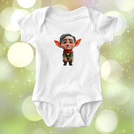Body Para Bebé Cansados Navidades Elf Baby Bodysuit