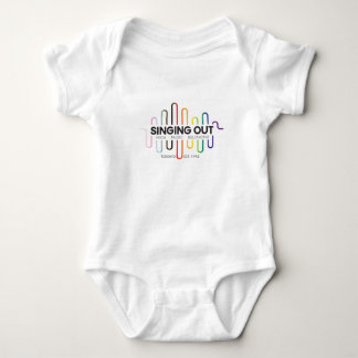 Body Para Bebé Cantando hacia fuera la camiseta bebé
