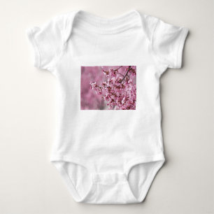Body Para Bebé Capas pastel de rosa de flor de cerezo Sakura