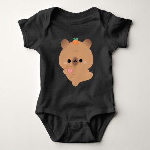 Body Para Bebé Capibara de amor lindo
