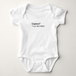 Body Para Bebé Capisce Baby Bodysuit | Funny Italian Attitude