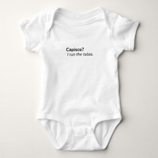 Body Para Bebé Capisce Baby Bodysuit | Funny Italian Attitude