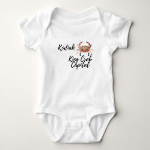 Body Para Bebé Capital del cangrejo de Kodiak