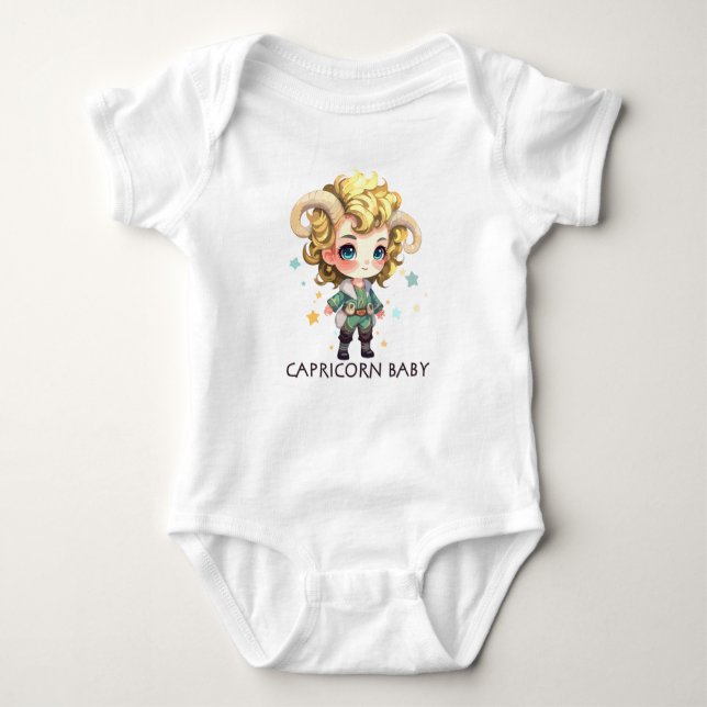 Body Para Bebé Capricorn Baby (Anverso)