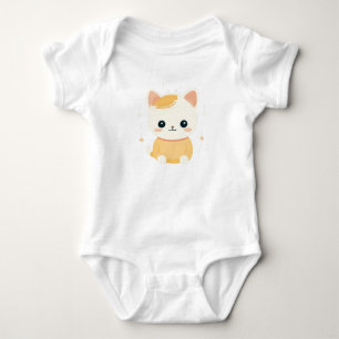 Body Para Bebé Capybara Boba Cat Baby Bodysuit - Agradable y acog