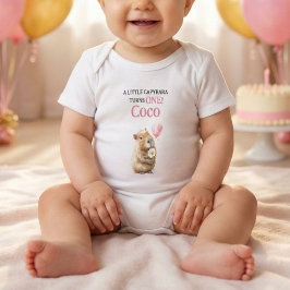 Body Para Bebé Capybara First Birthday • Birthday Outfit