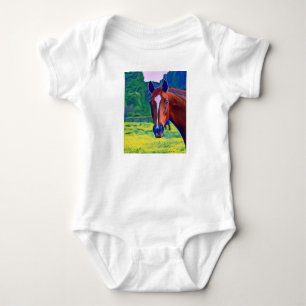 Body Para Bebé cara de caballo
