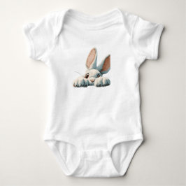 Body Para Bebé Cara de conejo lindo | Diseño de conejo Kawaii