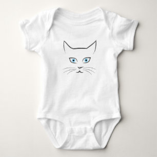 Body Para Bebé Cara de gato
