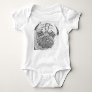 Body Para Bebé Cara de pug