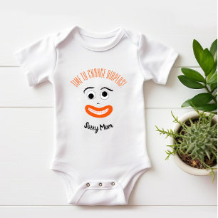 Body Para Bebé Cara divertida