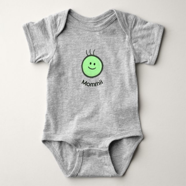 Body Para Bebé Carácter adorable (Anverso)