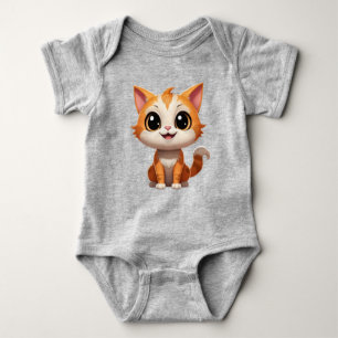 Body Para Bebé Carácter de estilo de Personalizado de gatos de Na