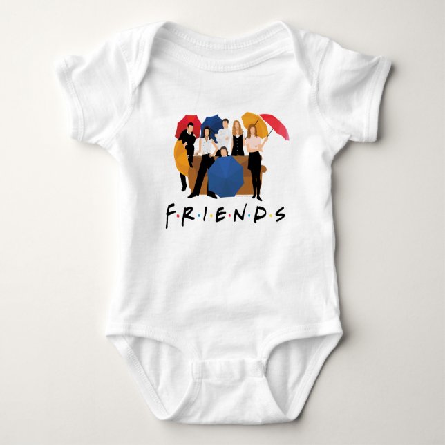 Body Para Bebé Carácter FRIENDS™ Silhouette T-Shirt (Anverso)