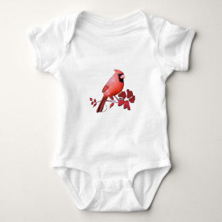 Body Para Bebé Cardenal septentrional rojo