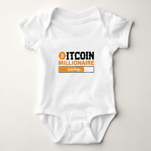 Body Para Bebé Carga de Bitcoin Millionaire
