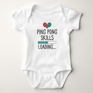 Body Para Bebé Carga de habilidades Ping Pong   Cute Ping Pong