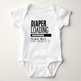 Body Para Bebé Carga de pañales...... Espere
