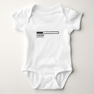 Body Para Bebé Cargando Por Favor Espere Bodysuit