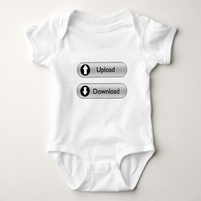 Body Para Bebé Cargar Descargar lindo bebé onsie (Anverso)