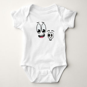 Body Para Bebé Caritas de dibujos animados lindos – Emoticonos so
