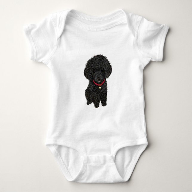 Body Para Bebé Carne de juguete o miniaturas - Negro 1 (Anverso)