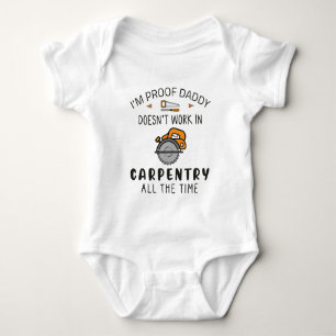 Body Para Bebé Carpintería divertida papi carpintero de bebé made