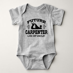 Body Para Bebé Carpintero Futuro Como Mi Tío