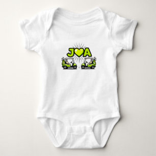 Body Para Bebé Carrito de Golf Adorable “Me encanta JA” Bebé