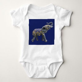 Body Para Bebé Carrusel Elefante Animal Foto Shirt