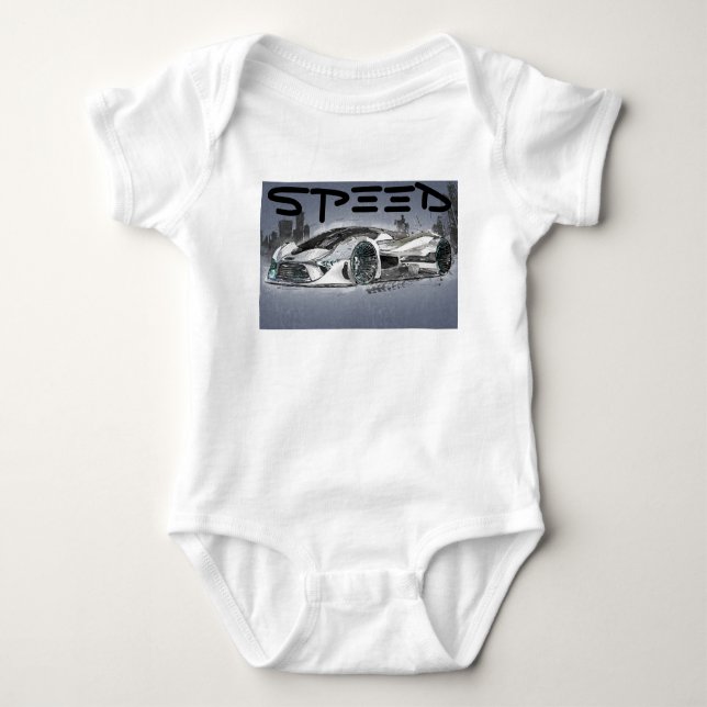 Body Para Bebé Cars T-Shirt (Anverso)
