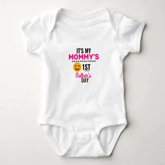 Body Para Bebé Carter's Baby Girls' 1st Mothers Day Bodysuit (Anverso)