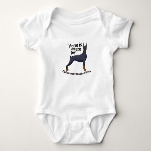 Body Para Bebé Casa Doberman