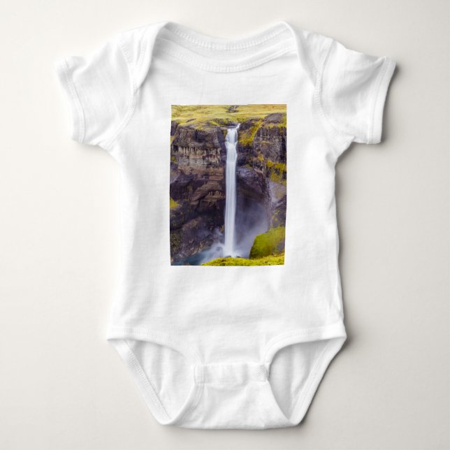 Body Para Bebé Cascada de Haifosin, Islandia (Anverso)