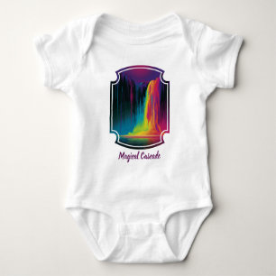 Body Para Bebé Cascada mágica, serenidad cautivadora