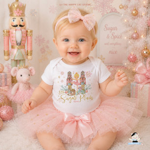 Body Para Bebé Cascanueces rosa pequeño mundo maravilloso de azúc