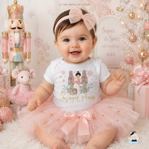 Body Para Bebé Cascanueces rosa pequeño país de las maravillas de