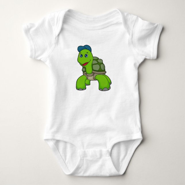 Body Para Bebé Casquillo de tortuga (Anverso)
