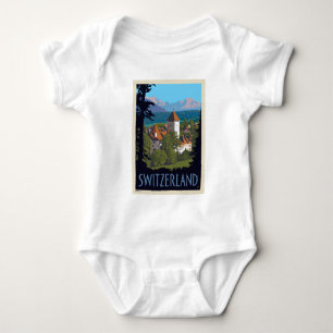Body Para Bebé Castillo de Chillon Suiza