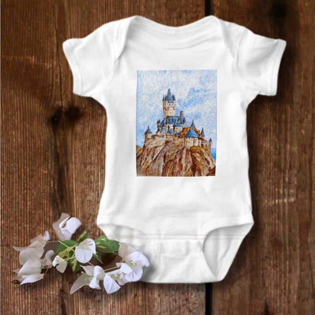 Body Para Bebé Castillo en el río Rin (Subido por el creador)