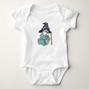 Body Para Bebé Cat as Wizard with Magic wand & Hat