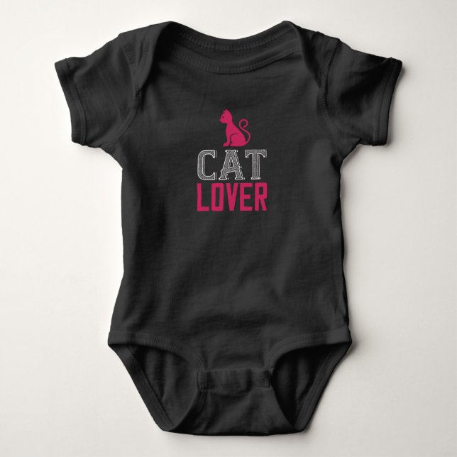 Body Para Bebé Cat Lover v2 (Anverso)