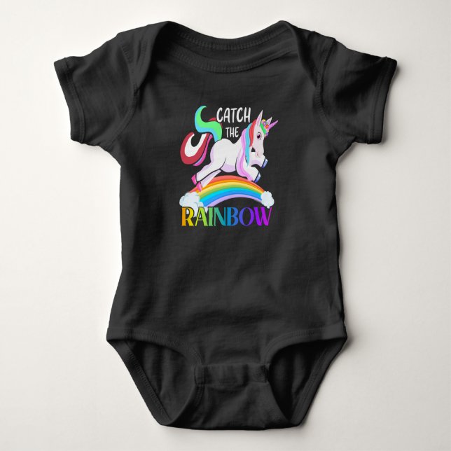 Body Para Bebé Catch the Rainbow - Unicorn Design-15989 (Anverso)