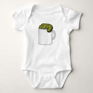 Body Para Bebé Caterpillar con Mug