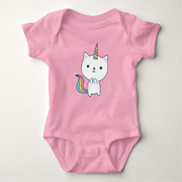 Body Para Bebé Caticorn | Baby Bodysuit | Rosa