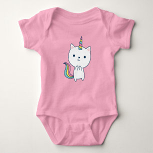Body Para Bebé Caticorn Baby Bodysuit Rosa