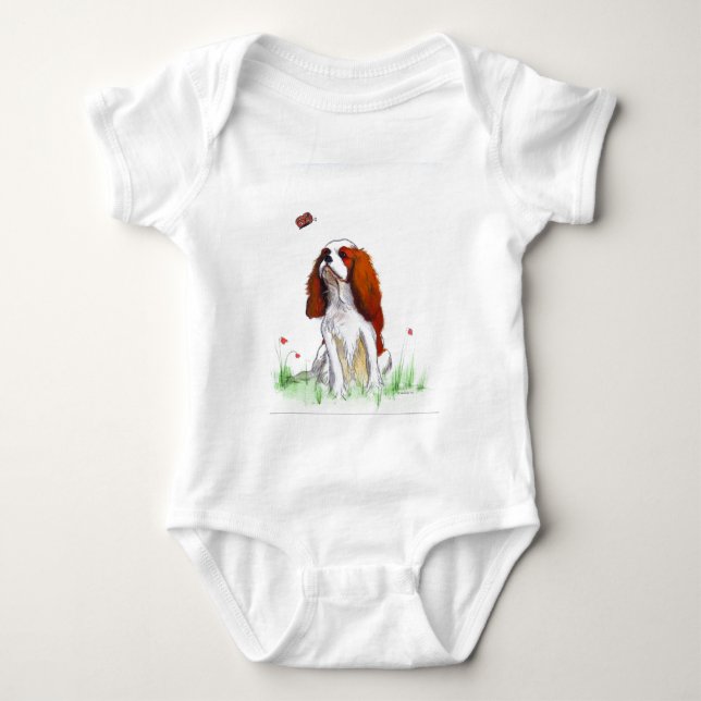 Body Para Bebé Cavalier King Charles Spaniel CKC (Anverso)